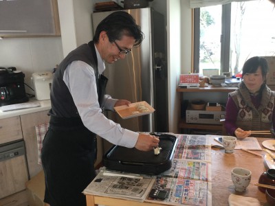 ヘルシー石焼料理体験&お食事会