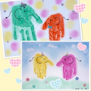 『ふしぎな手形アート体験 〜手がよごれない!パステル手形アート〜』