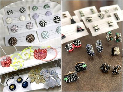 エコショップ企画展 「ひと針ひと針の手仕事展 〜ビーズ刺繍・こぎん刺し〜」